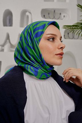 روسری سبز پنبه پلی استر AFVENTE - کد 816132543