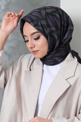 روسری بنفش پنبه ای AFVENTE - کد 218299343
