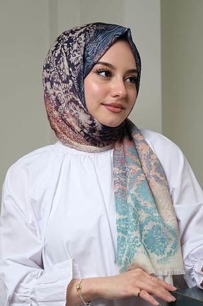 شال سبز زنانه پنبه پلی استر AFVENTE - کد 211986823