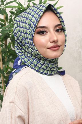 روسری آبی پنبه ای AFVENTE - کد 830135385