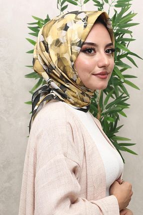 روسری زرد پنبه ای AFVENTE - کد 830308467