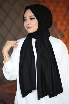 شال مشکی زنانه ویسکون AFVENTE - کد 66051723