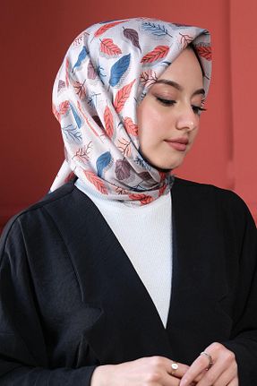 روسری سرمه ای پنبه پلی استر AFVENTE - کد 216182248