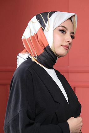 روسری رنگی پنبه ای AFVENTE - کد 700598160