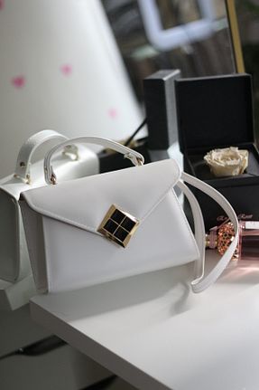 کیف دستی سفید زنانه سایز متوسط Moom Bag - کد 903028558