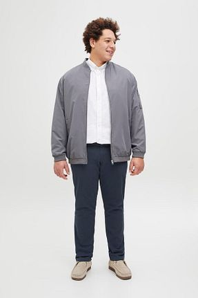 شلوار سرمه ای مردانه پنبه - الاستین Jack & Jones - کد 903028687