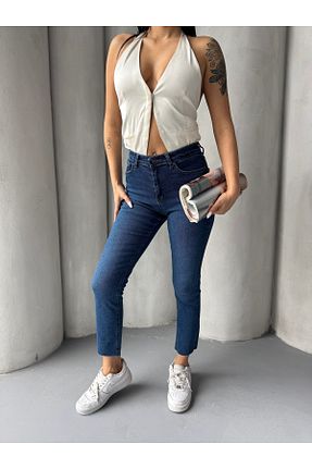 شلوار آبی زنانه پنبه ای Joytrend - کد 903057257