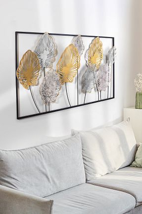 محصول دکوراسیون دیوار زرد فلزی ENZODEKOR - کد 899145604