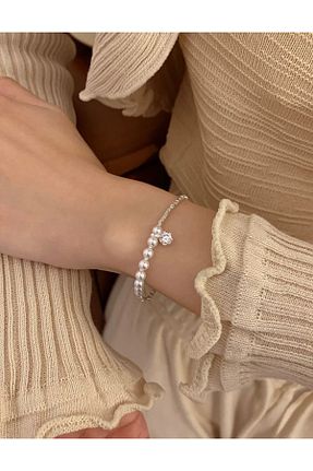دستبند جواهر طوسی زنانه Harlofia Jewelry - کد 903084620