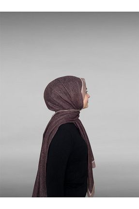 شال قهوه ای زنانه پنبه ای NEOMOON - کد 904306014