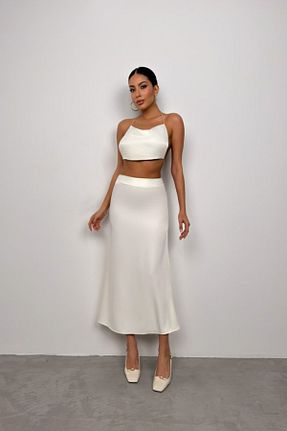 بلوز نباتی زنانه ساده VİBE UNİCO - کد 904435466