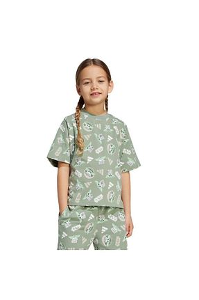 تیشرت اسپرت سبز بچه گانه رگولار adidas - کد 902844086