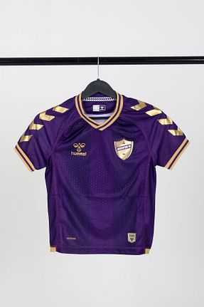 لباس فرم ورزشی بنفش بچه گانه فوتبال hummel - کد 904356841