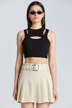 بلوز مشکی زنانه چاپی World Fashion Trends - کد 903192096