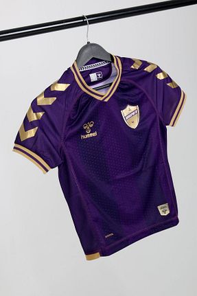 لباس فرم ورزشی بنفش بچه گانه فوتبال hummel - کد 904356841