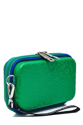 کیف پورتفوی و کلاچ سبز زنانه United Colors of Benetton - کد 816928802