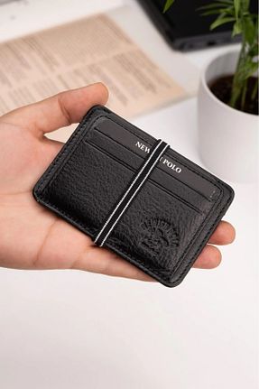 جا کارتی مشکی مردانه ابعاد کوچک Newish Polo - کد 903201173