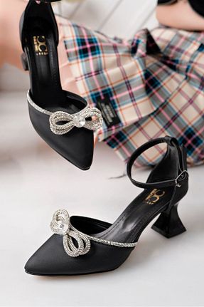 کفش مجلسی مشکی زنانه پاشنه نازک Bilalim Shoes - کد 793903205