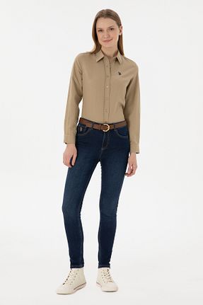شلوار آبی زنانه پارچه U.S. Polo Assn. - کد 828825779