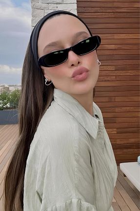 عینک آفتابی خاکی زنانه 50 Eyesofia - کد 903215715