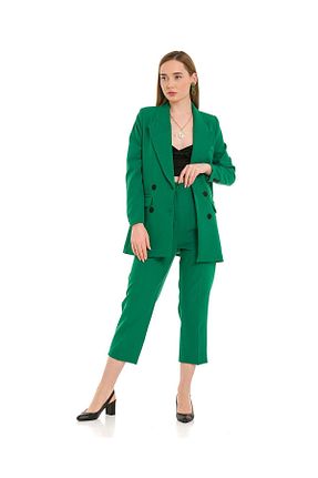 کت بلیزر خاکی زنانه بافتنی LOKADI - کد 903218307