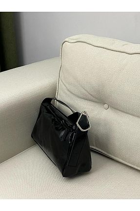 کیف دوشی مشکی زنانه چرم مصنوعی ESAY AKSESUAR - کد 903228078