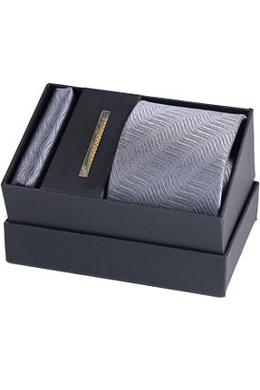 کراوات طوسی مردانه استاندارد Esgue - کد 903235159