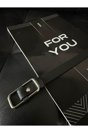 کمربند مشکی زنانه چرم مصنوعی Fiori - کد 903244880