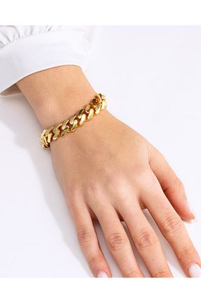 دستبند نقره طلائی زنانه 925 عیار MEKS JEWELS - کد 823674210
