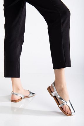 صندل زنانه پاشنه تخت SUİNS SHOES - کد 903249120