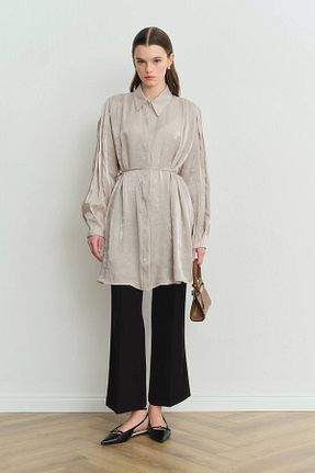 پیراهن حجاب طوسی Relaxed Hooopstore - کد 903289527
