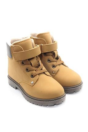 بوت / نیم بوت قهوه ای بچه گانه جیر KU&PA SHOES - کد 895283820