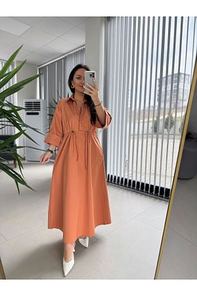 لباس نارنجی زنانه بافتنی caddstore - کد 903291117