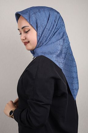 روسری رنگی پنبه ای PİRAMİT - کد 801222852