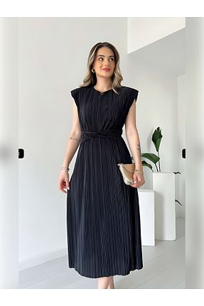 لباس مشکی زنانه بافتنی LAMİFUSTORE - کد 843446683