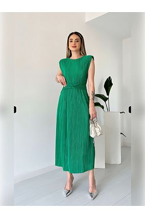 لباس سبز زنانه بافتنی LAMİFUSTORE - کد 843428249