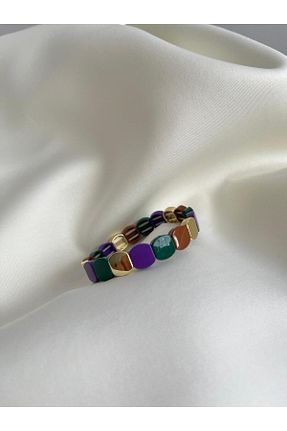 دستبند جواهر رنگی زنانه Nilsu Jewellery Accessory - کد 903396882