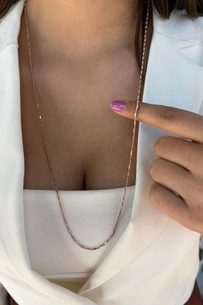 گردنبند نقره بژ زنانه 925 عیار Genel Markalar - کد 903395782