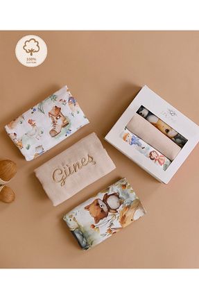 پتوی کودک و نوزاد رنگی پنبه ای JUNİPERUS - کد 903232062