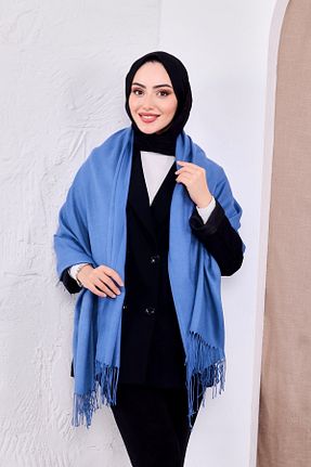 شال فیروزه ای زنانه پنبه ای Golden Rose - کد 903417192