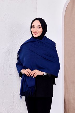 شال سرمه ای زنانه پنبه ای Golden Rose - کد 903417175