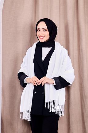 شال سفید زنانه پنبه ای Golden Rose - کد 903417346