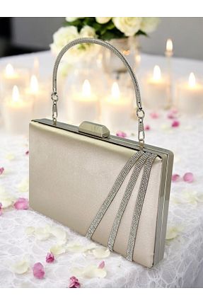 کیف مجلسی بژ زنانه فلزی Biçanta - کد 903417690