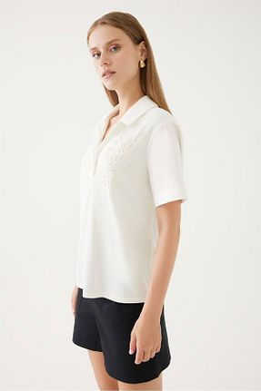 تیشرت نباتی زنانه رگولار Exquise - کد 811668295