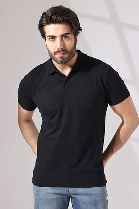 تیشرت مشکی مردانه اسلیم فیت tynemode - کد 817203694