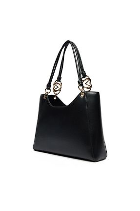 کیف دوشی مشکی زنانه چرم مصنوعی Love Moschino - کد 903447487