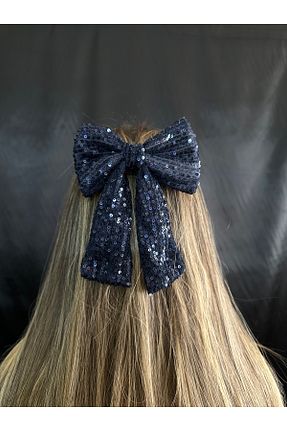 گیره سر سرمه ای زنانه پلی استر MegssStore - کد 903472391