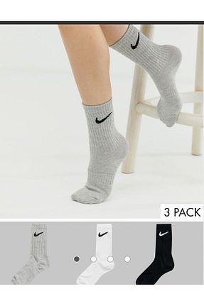 جوراب اسپرت مشکی زنانه پنبه ای Nike - کد 903485254