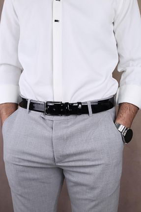 کمربند مشکی مردانه Walkenzo - کد 903529536