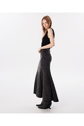 دامن طوسی زنانه الاستین Twist - کد 848179799